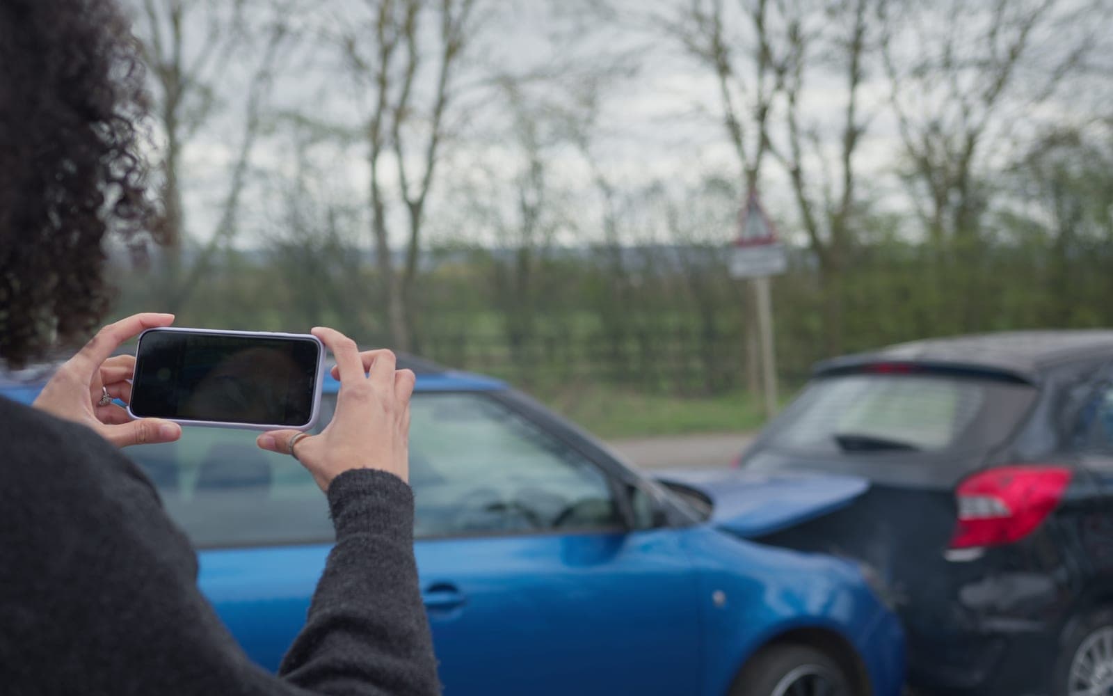 Person documenting personal property and records for lasting proof